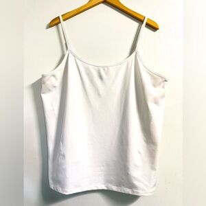 Lane Bryant White Spaghetti Strap Cami | Plus Size 18/20 | Stretch Layering Tank